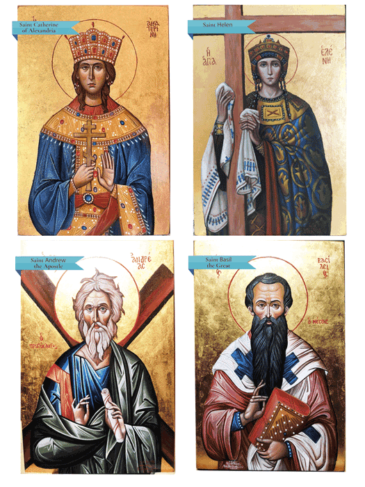Traditional Religious Icons on Solid Wood