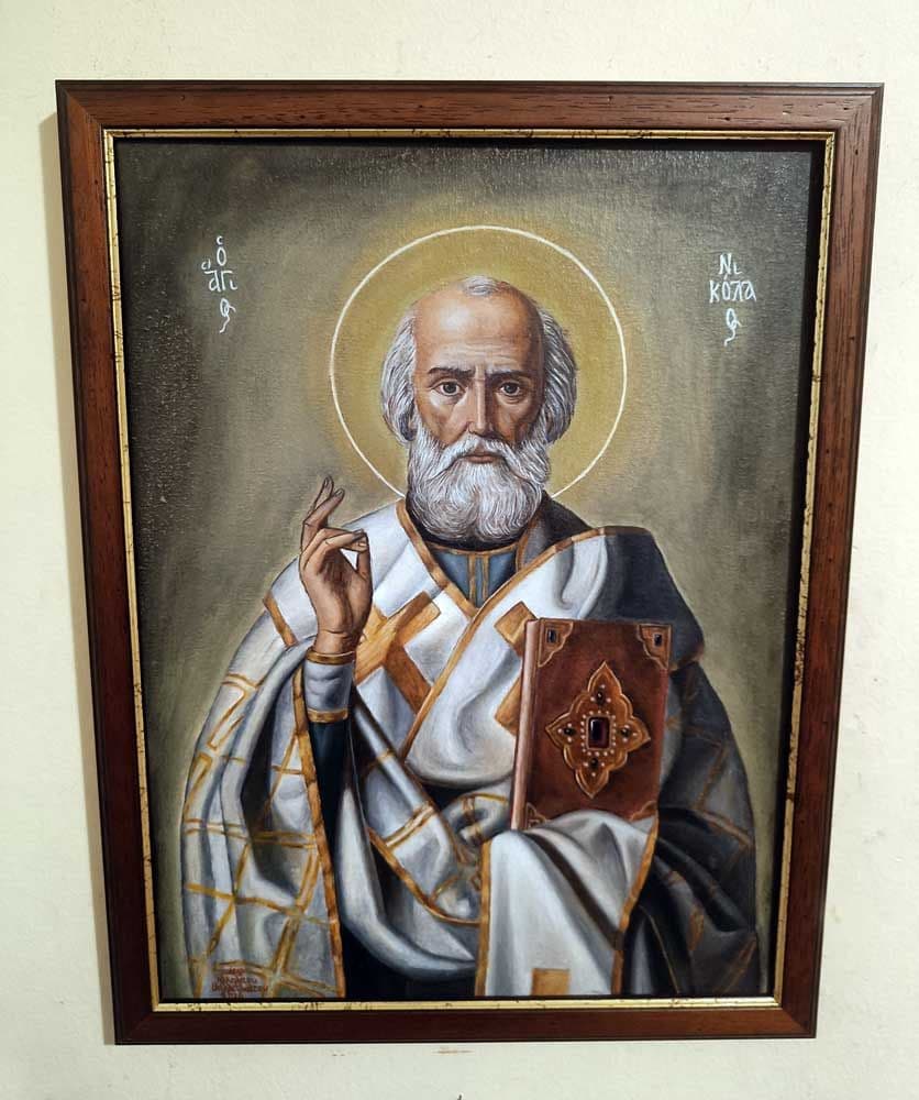 Saint Nicholas with frame